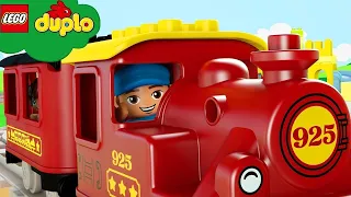 LEGO DUPLO - All Aboard the Train Song | Learning For Toddlers | Nursery Rhymes | Kids Songs