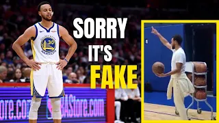 Warriors confirmed Steph Curry Viral Full Court Shot to be Fake