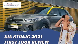 Kia Stonic 2021 Pakistan | 2022 | First Look Review |  Price, Full Walk Around Video | Zeewheels.com