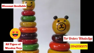 Wooden toys @ Low price . Home delivery available. Happy customer video.