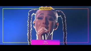 Tali - Fighter || Eurovision 2024 || Second Rehearsal || Semi - Final 1