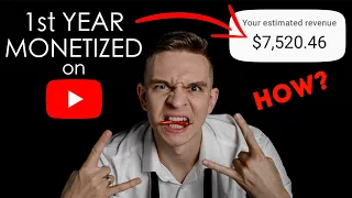 How much YouTube paid me | First year being monetized