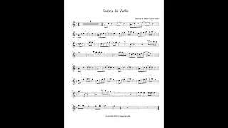 Samba de Verão - Marcos Valle (Backing Track & Sheet Music)