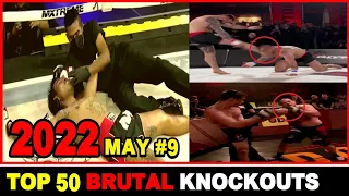 Top 50 MUAYTHAI•MMA•KICK•BOXING•KUN KHMER Knockouts👉MAY 2022 #9