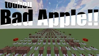 【Minecraft】音ブロックで「Bad Apple!!」演奏してみた！！！