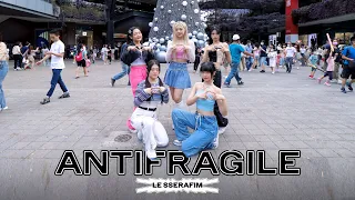 [KPOP IN PUBLIC CHALLENGE] LE SSERAFIM(르세라핌) _ ANTIFRAGILE Dance Cover by DAZZLING from Taiwan