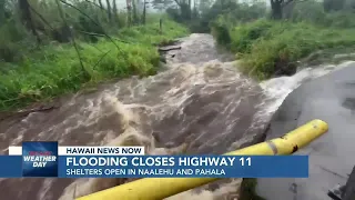 Hawaii Island under flash flood warning as heavy rains move over state