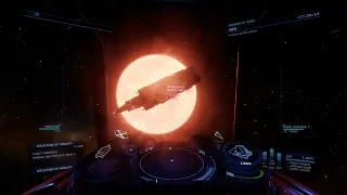 Elite Dangerous - Docking to Fleet Carrier. Mine, my own, Situation of Gravity..