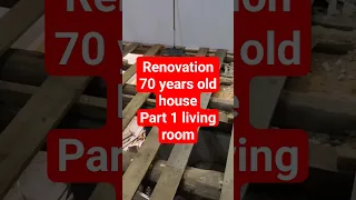 Transforming History: Renovating Our 70-Year-Old House - Living Room Makeover Part 1