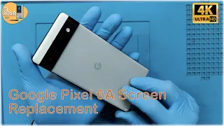 Google Pixel 6A Screen Replacement #google #pixel6a #repair #brocken