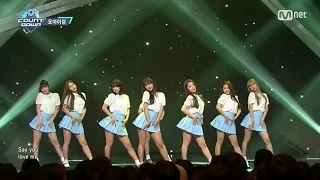 OH MY GIRL 「 一歩、二歩」（2016年5月5日放送「M COUNTDOWN」）