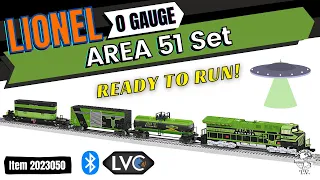 O Gauge Lionel - "AREA 51" Train Set with VOICE CONTROL!