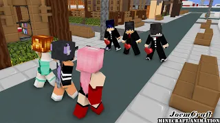 CAPTURED LOVE MEME | FIRST MEET MEME | HERO TONIGHT | APHMAU FRIENDS DANCE CREW- Minecraft Animation