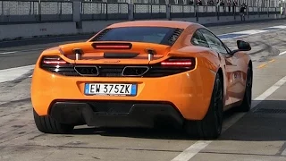 LOUD McLaren 12C with Milltek Exhaust - Accelerations, Fly Bys & Revs