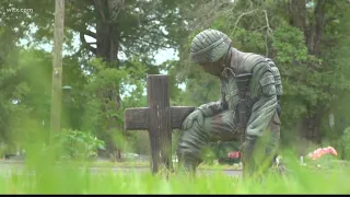 Final stone placed on veteran's memorial in Sumter
