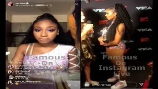 Normani On Instagram Live For The First Time After Wins “Best R&B Video” 2019 Video Music Awards
