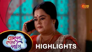 Badal Sesher Pakhi  - Highlights | 04  May 2024| Full Ep FREE on SUN NXT | Sun Bangla Serial