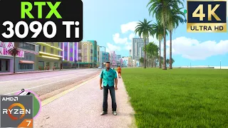 GTA Vice City Definitive Edition: RTX 3090 Ti + Ryzen 7 5800X | 4K | Ultra Settings