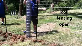 How to Build Welded Wire or Mesh Fence