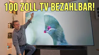 100 Zoll Jumbo TV endlich bezahlbar?! - Samsung 98" Q80C Fernseher im Test