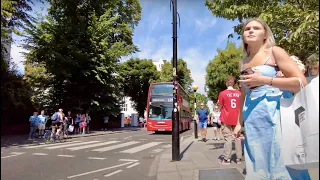 London Summer in 4K: St. John’s Wood, Abbey Road Crossing, and Lord’s Cricket Ground Walking Tour”