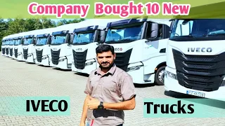 Company Bought 10 New IVECO Trucks🤗||Zabrdst trucks liye👌||Shani Journey Vlog