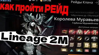 Lineage 2M Клановый рейд на КОРОЛЕВА МУРАВЬЕВ как пройти