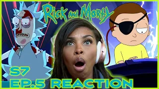 UNMORTRICKEN | RICK AND MORTY SEASON 7 EPISODE 5 REACTION