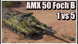 World of Tanks AMX 50 Foch B - 7 Kills 8,2K Damage (1vs5) El Halluf