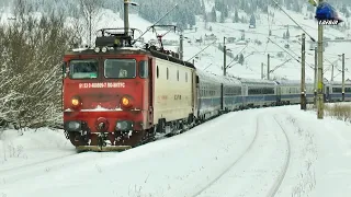 🚊☃Trenuri in Zăpadă Mare 🚊❄ Trains in Heavy Snow in Gara Mestecăniș Station - 28 December 2021