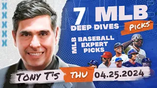 7 FREE MLB Picks and Predictions on MLB Betting Tips for Today, Thursday 4/25/2024