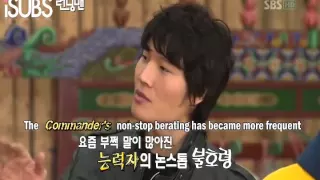 Lee Kwangsoo 100% anger to Kim Jong Kook