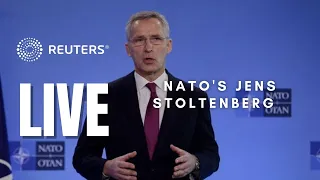 LIVE: Jens Stoltenberg speaks after meeting of NATO foreign ministers