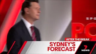 Seven News robotic camera blooper