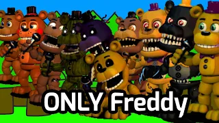 Can You Beat FNaF World With ONLY Freddy?