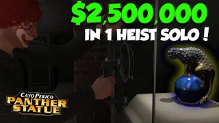 🔴 STEALING THE PANTHER STATUE IN CAYO PERICO HEIST! ($2,500,000 hard mode)