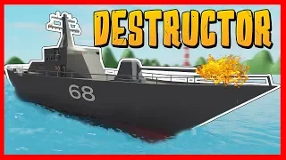 ¡EL DESTRUCTOR de SHARKBITE! 🚢 EL BARCO TROLL - Roblox