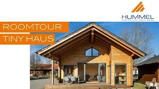 Tiny Haus Roomtour 🔥 exklusives Chalet ✓ luxuriöse Sauna ✓ natürliche Materialien - HUMMEL Blockhaus