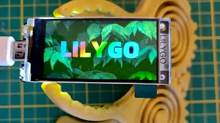 ESP32S3 LilyGO T-Display S3 Unboxing and Official PlatformIO (Arduino project) test