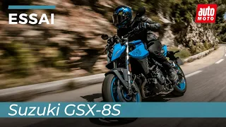 Essai Suzuki GSX-8S : une vraie rivale des Yamaha MT-07 et Honda 750 Hornet ?
