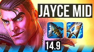 JAYCE vs IRELIA (MID) | 20/0/9, 80% winrate, Legendary, 6 solo kills | BR Master | 14.9