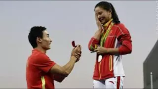 Chinese Diver He Zi gets silver .... and a diamond