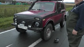 ПРО НИВУ# Установка больших колёс на ниву от УАЗА и тест драйв!!!