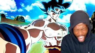 TEAL BLUE GOKU JUST HITS DIFFERENT!! | Goku vs Saitama Part 2 (REACTION)