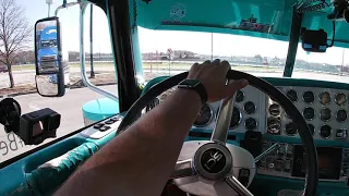 How to shift an 18 speed trans. in my custom Peterbilt with straight pipes.