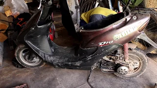 Ремонт двигателя Honda dio 34. Часть 1.