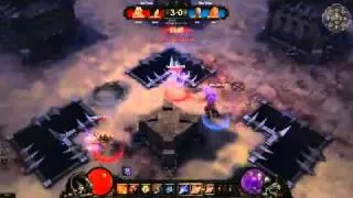 Diablo 3 arena - Wizard & Barbarian VS Witch Doctor & Barbarian gameplay