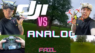DJI Digital FPV vs Analog FPV (Gone Wrong) 🤦‍♂️