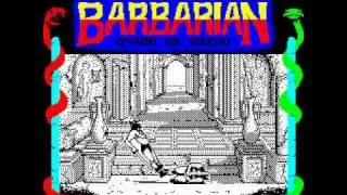 [ZX Spectrum] Barbarian 128K (remixed by Bitmunchers, game, year unknown)