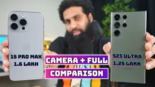 iPhone 15 Pro Max vs S23 Ultra Full Comparison & Camera Comparison